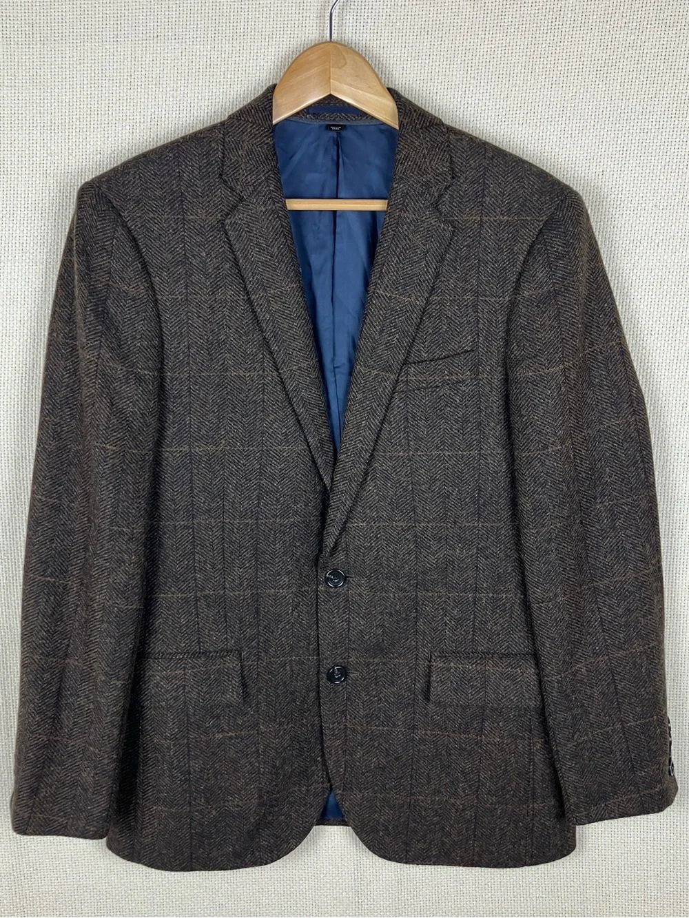 J Crew Ludlow Blazer Herringbone Tweed Moon Sport Coat Jacket English Wool